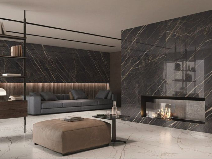 Carrelage effet marbré